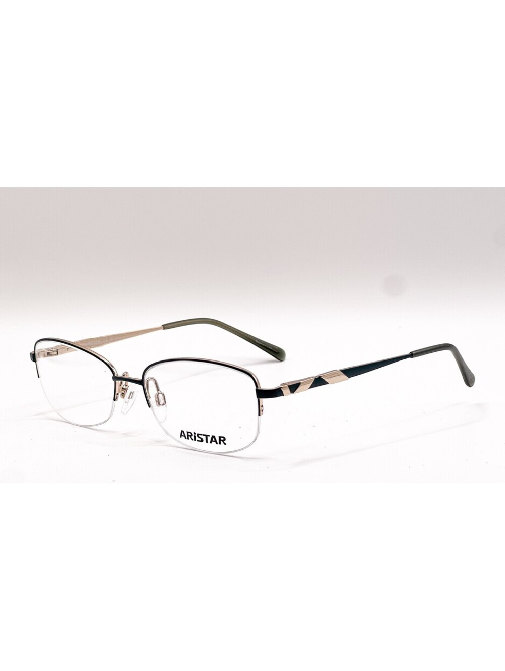 Aristar AR30822 547 Green Oval Authentic Eyeglass Frames 53-17-135